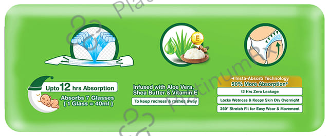 Dabur Baby Super Pants with Aloe Vera, Shea Butter & Vitamin E - Size Medium