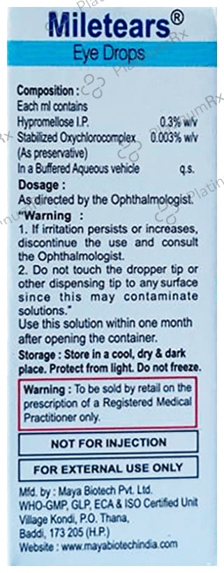 Miletears Eye Drop