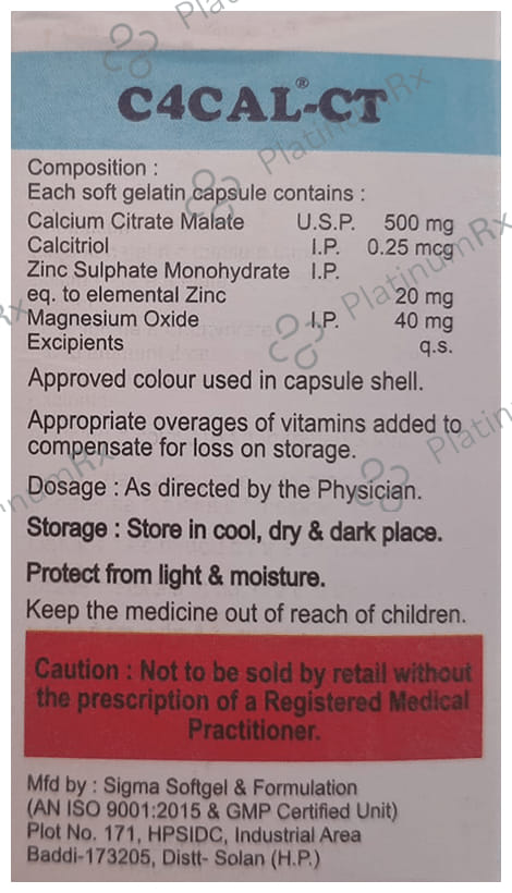 C4Cal-CT Softgel Capsule
