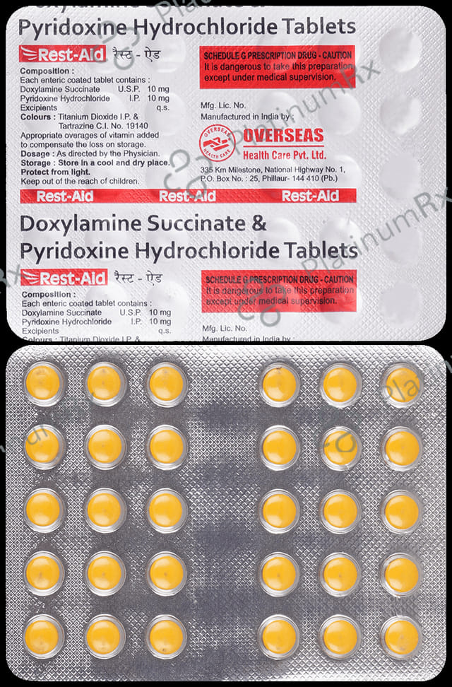 Rest Aid 10/10mg Tablet 30s