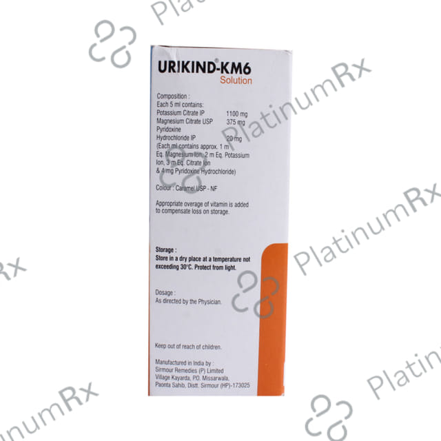 Urikind Km6 Sugar Free Solution 100ml