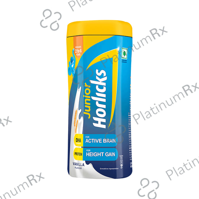 Horlicks Junior- For Kids' Active Brain & Height Gain - Flavour Vanilla