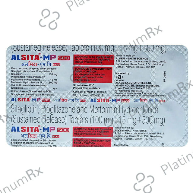 Emsita MP 500/15/100mg Tablet 10s