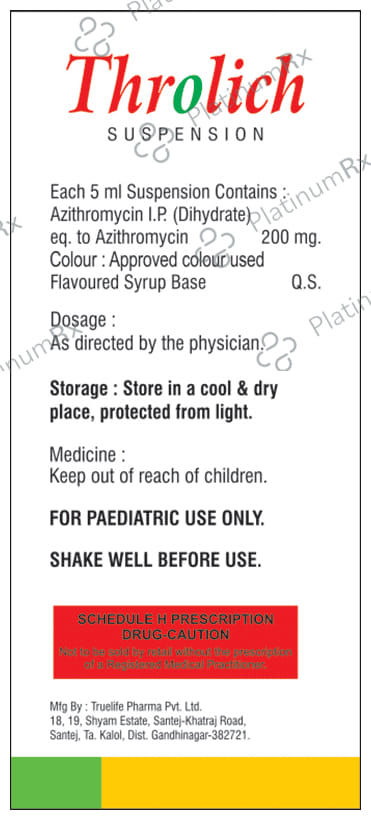 Throlich Oral Suspension