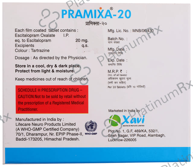 Pramixa 20 Tablet