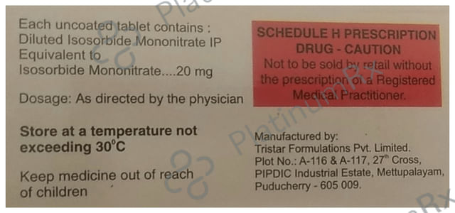 Isonorm 20mg Tablet 10s
