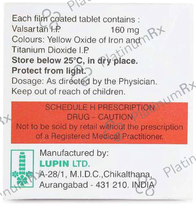 Valent 160mg Tablet 10s