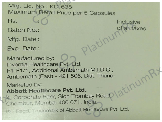 Rapisone DSR 100/150mg Capsule 5s