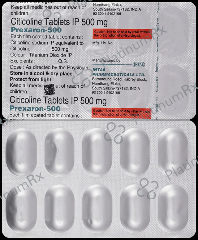 Prexaron 500 Tablet