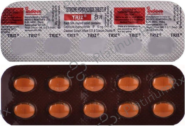 Triz 10mg Tablet 10s