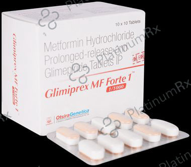 Glimiprex MF Forte 1/1000mg PR Tablet 10s