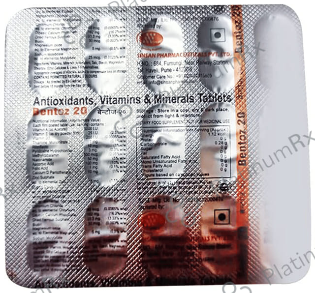 Bentoz 20mg Tablet