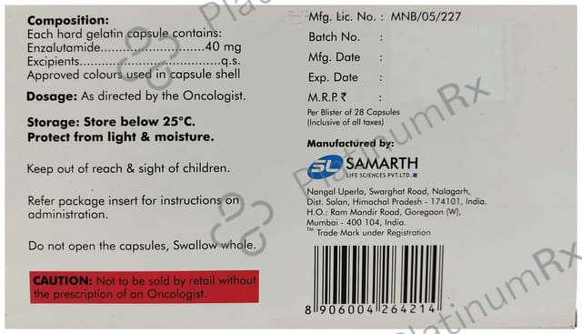 Samenza 40mg Capsule