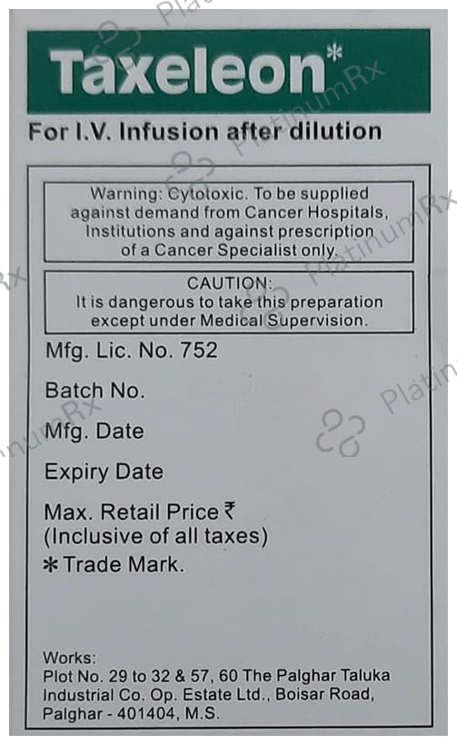 Taxeleon 100mg Injection