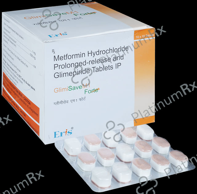 Glimisave M1 Forte 1/1000mg Tablet PR 15s