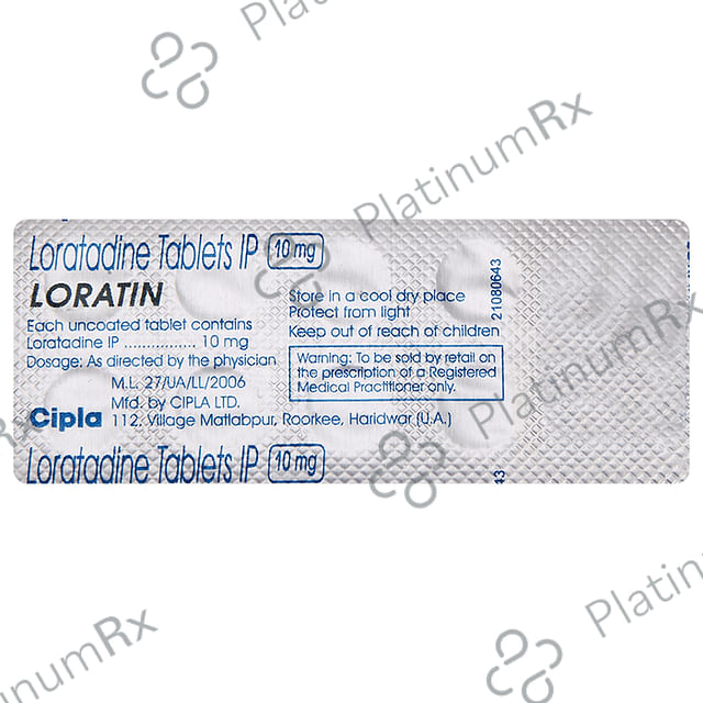 Loratin 10mg Tablet 10s