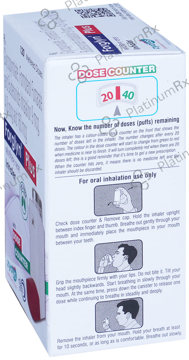 Forglyn Plus Inhaler CFC Free 120MDI