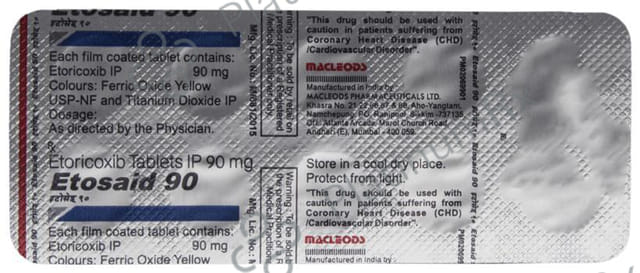 Etosaid 90mg Tablet 10s