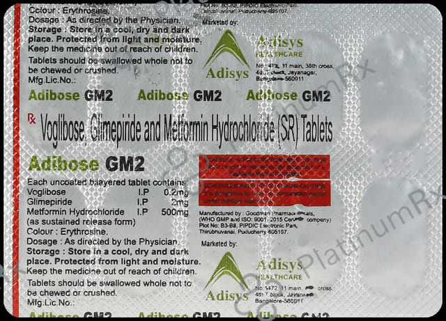 Adibose GM2 Tablet SR 10s