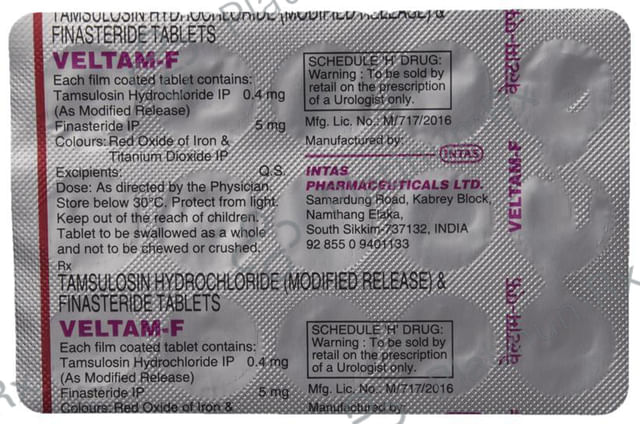 Veltam F 0.4/5mg Tablet MR 15s