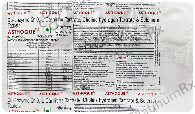 Asthoque Tablet 10s