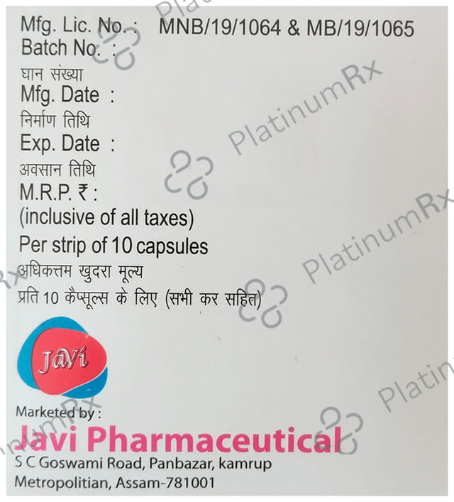 Javi 30/20mg DSR Capsule 10s