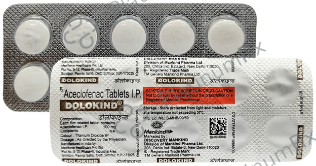 Dolokind 100mg Tablet 10s