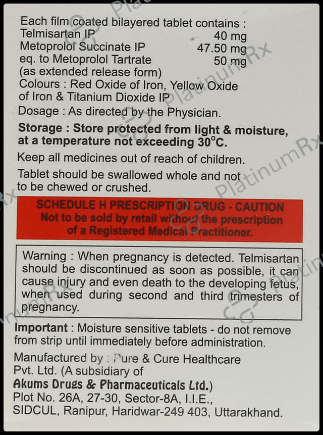 Telicus MT 40/50mg Tablet 15s