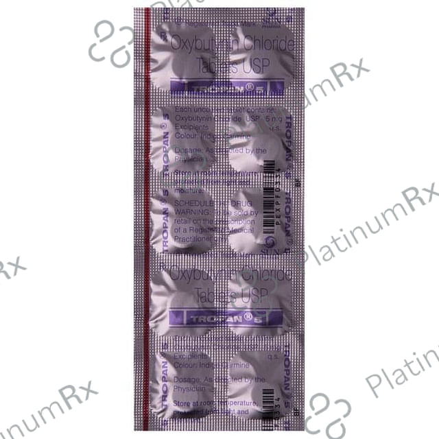 Tropan 5mg Tablet 10s
