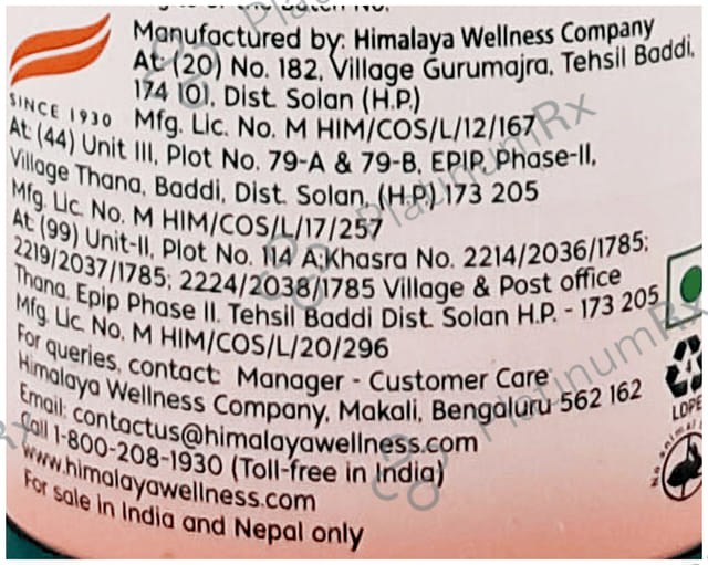 Himalaya Tan Removal Orange Face Wash 100ml