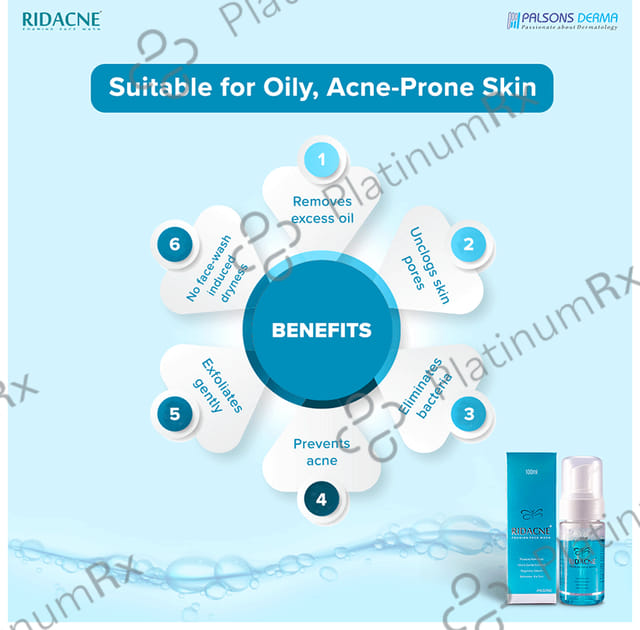 Ridacne Foaming Face Wash 100ml