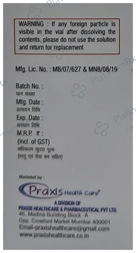 Praxone SB 1.5gm Injection 1s
