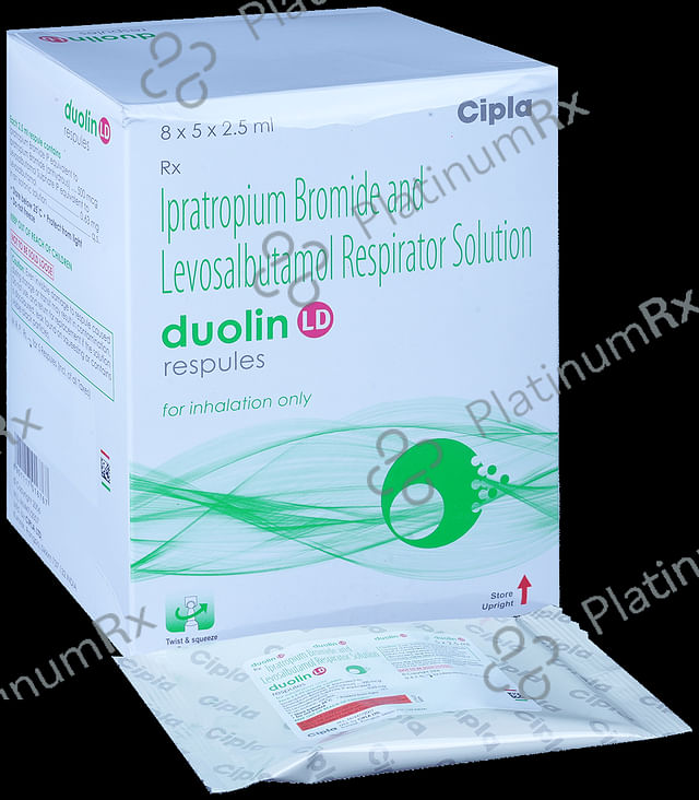 Duolin LD 2.5ml 500mcg/0.63mg Respule 5s
