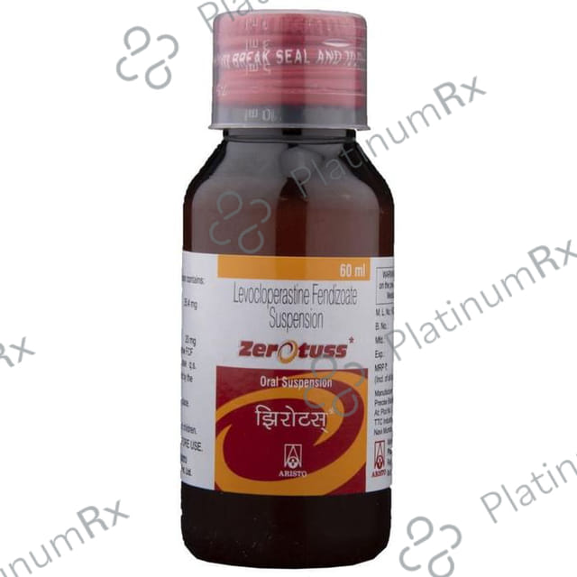 Zerotuss 20mg Oral Suspension 60ml