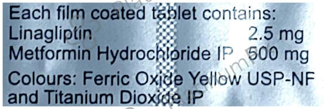 Linamac M 500/2.5mg Tablet 10s