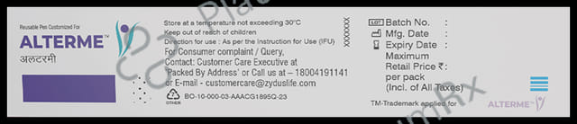 Alterme Reusable Pen Injection 3ml