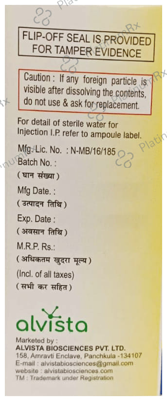 Vancovista 1 GM Injection