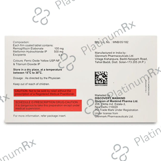 Sgltr M 500/100mg Tablet 10s