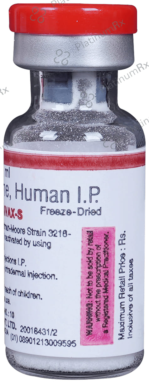 Rabivax S Vaccine 2.5IU Injection 1ml