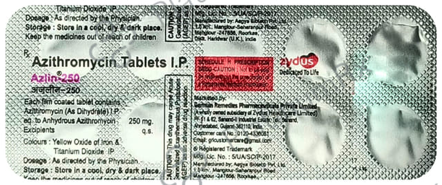 Azlin 250mg Tablet 6s