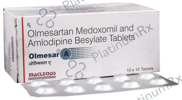 Olmesar A 5/20mg Tablet 15s