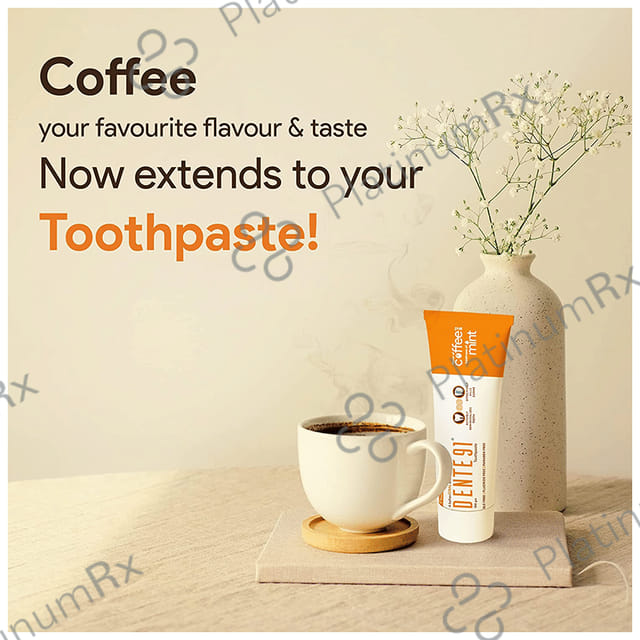 Dente 91 Coffee & Mint 100gm Toothpaste 2s