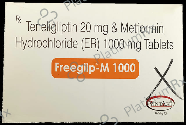 Freeglip M 1000/20mg Tablet ER 10s
