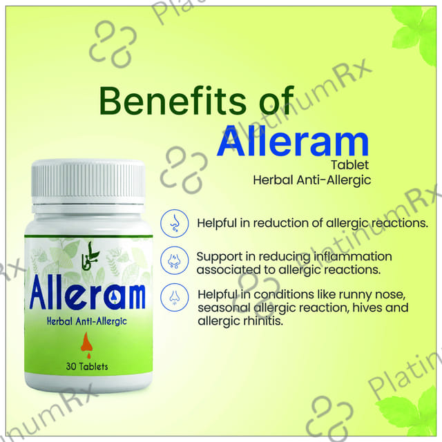 BVG Life Sciences Alleram Herbal Anti-Allergic Tablet 30 tablets