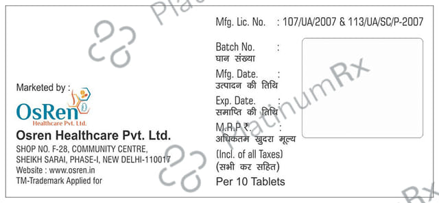 Renrica M 75/1500mcg SR Tablet 10s