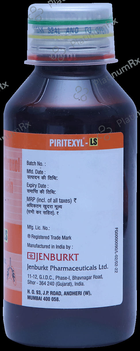 Piritexyl LS Expectorant 100ml