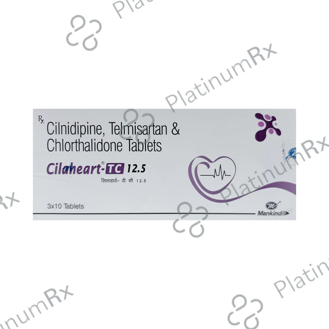 Cilaheart TC 12.5/10/40mg Tablet 10s