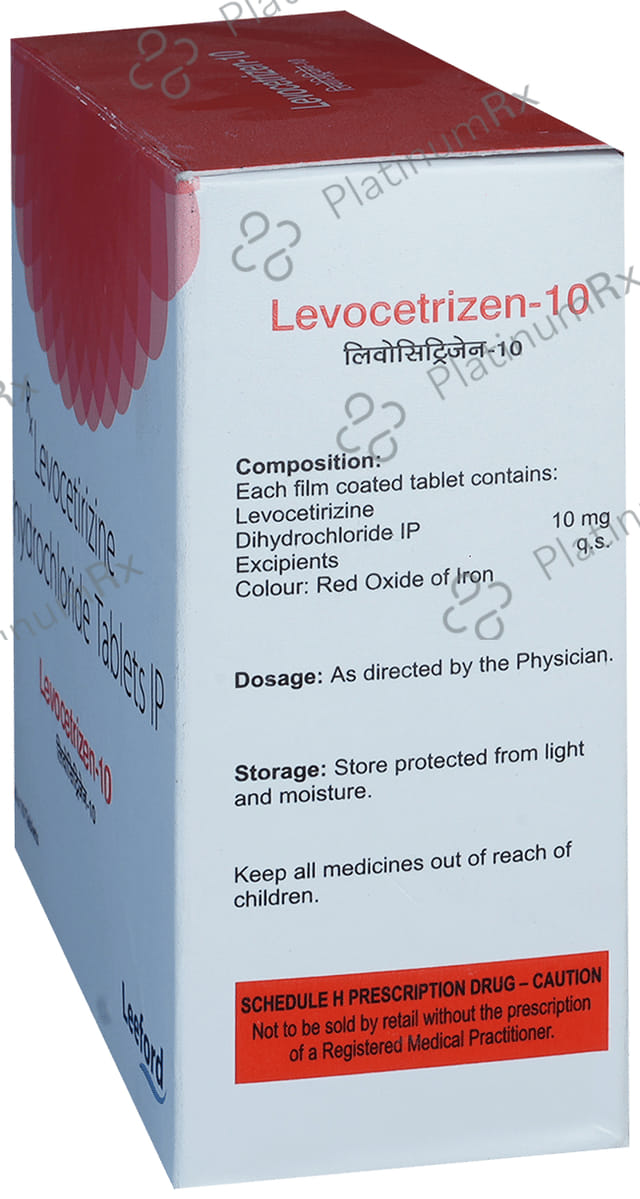 Levocetrizen 10mg Tablet 10s