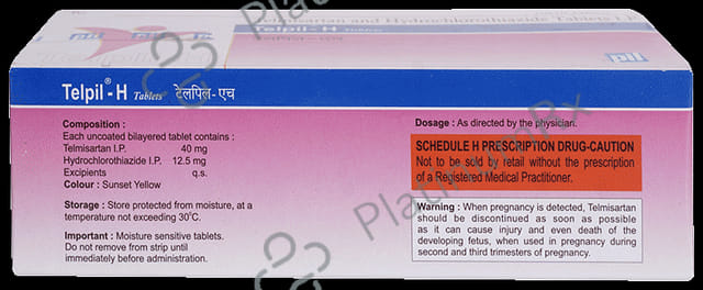 Telpil H 40/12.5mg Tablet 10s