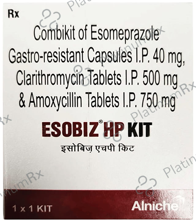 Esobiz HP 750/500/40mg Kit 1s